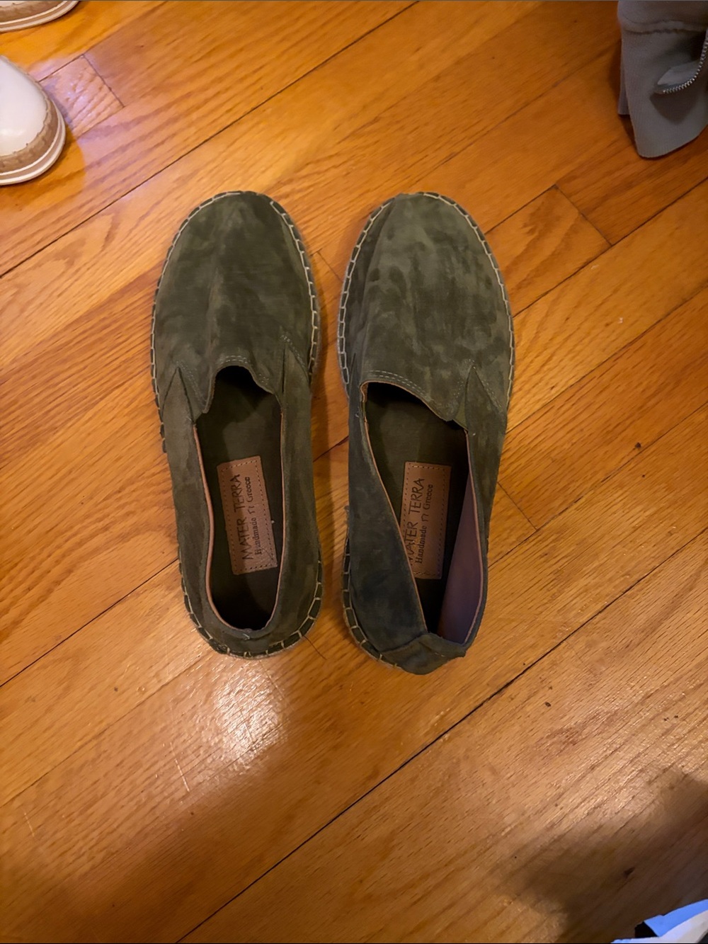 Vince Olive Suede Slip-On Espadrille
Women’s size 42